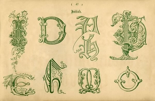 Initials, 1862