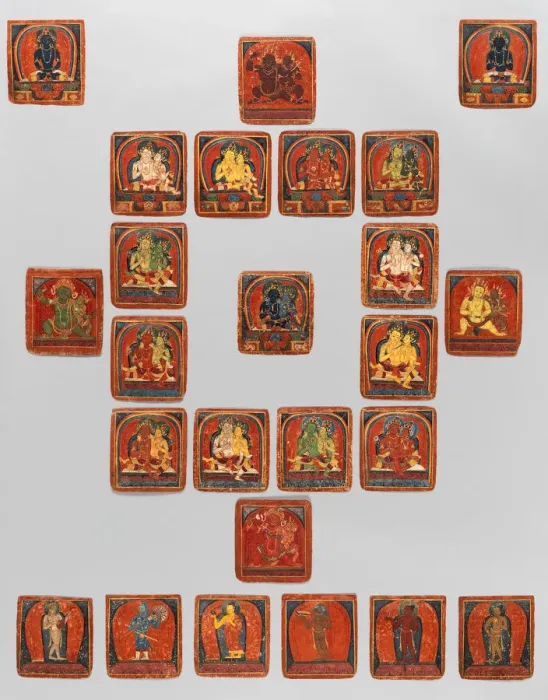 Framed Print : Initiation Cards (Tsakalis), early 15th century. Creator: Unknown Framed Print : Initiation Cards (Tsakalis), early 15th century. Creator: Unknown