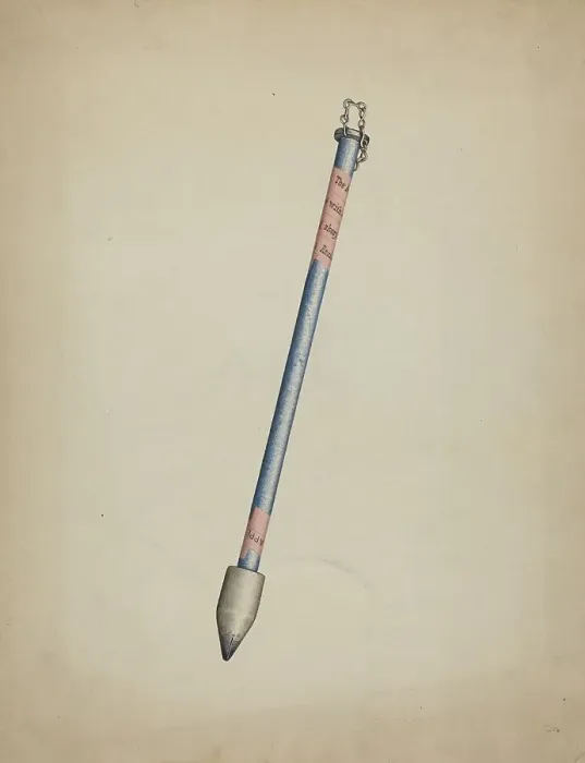 Framed Print : Ink Marking Pen, c. 1940. Creator: Edward Bashaw Framed Print : Ink Marking Pen, c. 1940. Creator: Edward Bashaw