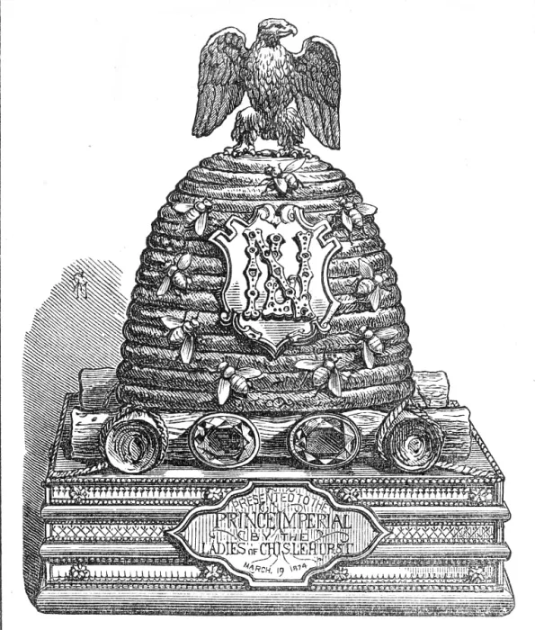 Framed Print : Inkstand presented by the ladies of Chiselhurst to the Prince Imperial, 1874. Creator: Unknown Framed Print : Inkstand presented by the ladies of Chiselhurst to the Prince Imperial, 1874. Creator: Unknown