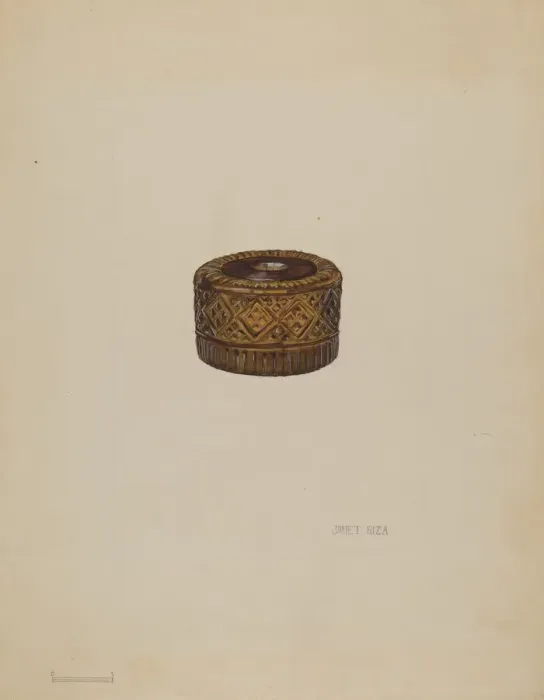 Framed Print : Inkwell, c. 1936. Creator: Janet Riza Framed Print : Inkwell, c. 1936. Creator: Janet Riza