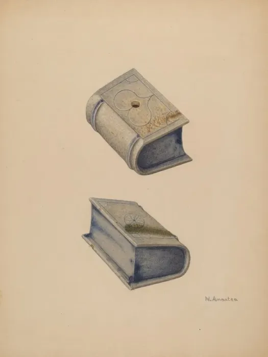 Framed Print : Inkwell, c. 1939. Creator: Nicholas Amantea Framed Print : Inkwell, c. 1939. Creator: Nicholas Amantea