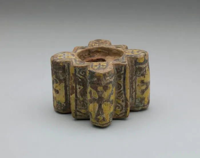 Framed Print : Inkwell with Crosses, Iran, 10th century. Creator: Unknown Framed Print : Inkwell with Crosses, Iran, 10th century. Creator: Unknown