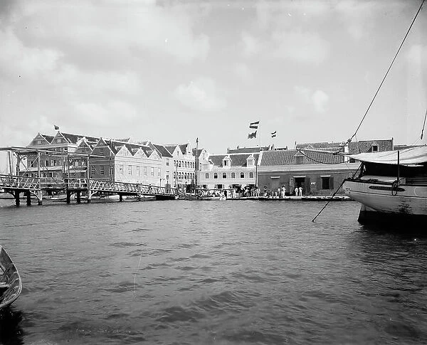 Across the inner bay [Sint Anna Bay], Curacao, D.W.I. between 1890 and 1901. Creator: Unknown