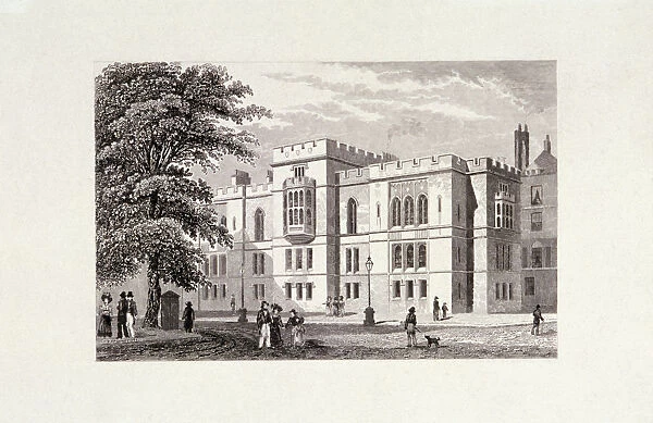 Inner Temple, London, 1829. Artist: J Hinchcliff