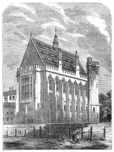 The Inner Temple new Law Library, 1860. Creator: Unknown