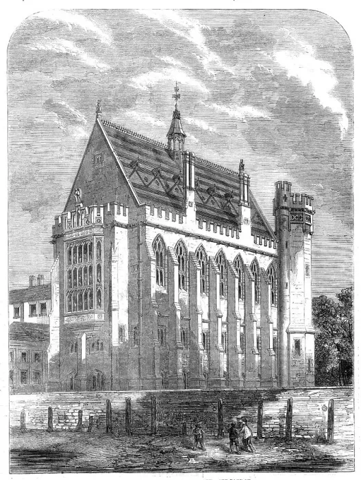 Framed Print : The Inner Temple new Law Library, 1860. Creator: Unknown Framed Print : The Inner Temple new Law Library, 1860. Creator: Unknown