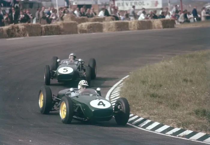 Framed Print : Innes Ireland driving a Lotus 18, Dutch Grand Prix, Zandvoort, 1960 Framed Print : Innes Ireland driving a Lotus 18, Dutch Grand Prix, Zandvoort, 1960