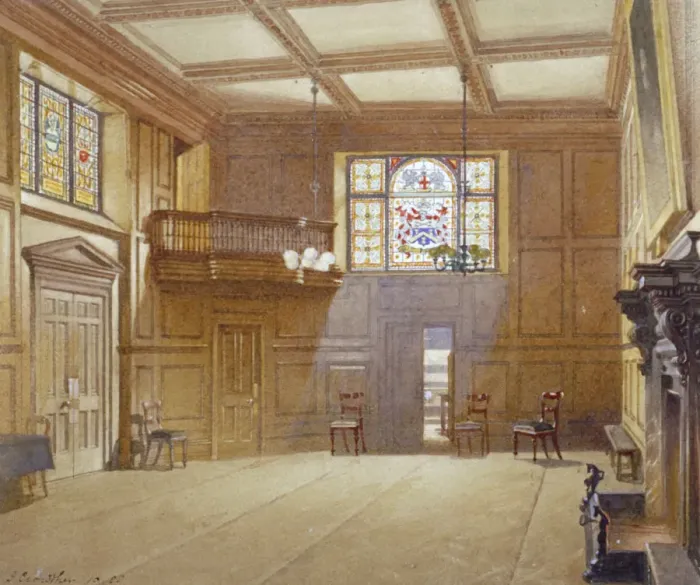 Framed Print : Innholders Hall, City of London, 1888. Artist: John Crowther Framed Print : Innholders Hall, City of London, 1888. Artist: John Crowther
