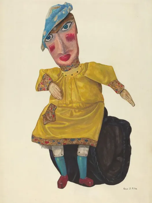 Framed Print : Innkeepers Daughter, c. 1938. Creator: George File Framed Print : Innkeepers Daughter, c. 1938. Creator: George File