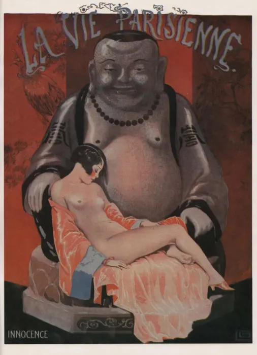 Framed Print : Innocence. La Vie Parisienne Magazine Cover, 1925. Artist: Leonnec, Georges (1881-1940) Framed Print : Innocence. La Vie Parisienne Magazine Cover, 1925. Artist: Leonnec, Georges (1881-1940)