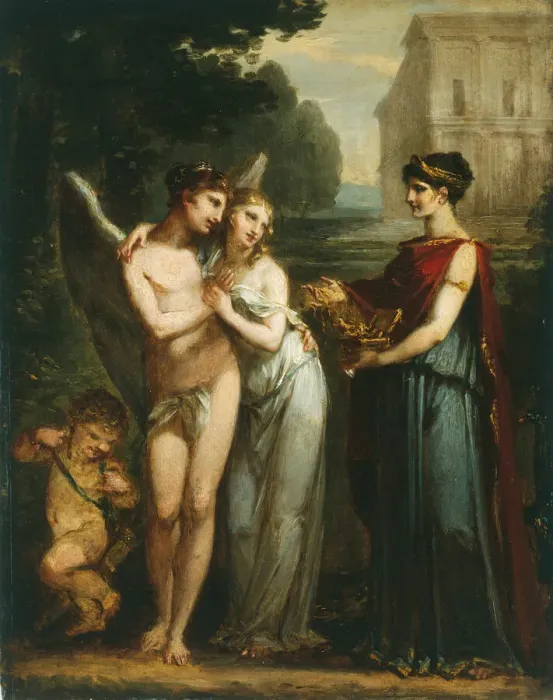 Framed Print : Innocence Preferring Love and Riches, c. 1804. Creator: Pierre-Paul Prud hon Framed Print : Innocence Preferring Love and Riches, c. 1804. Creator: Pierre-Paul Prud hon