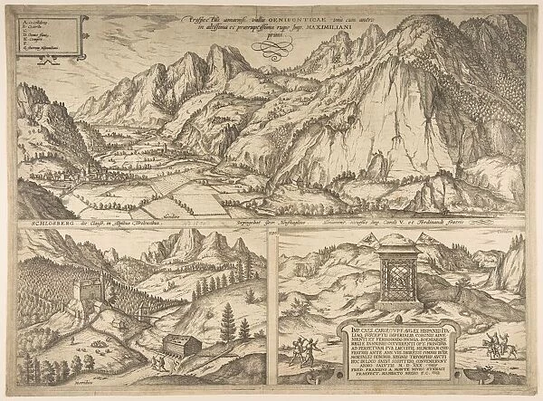 Innsbruck from the series Civitates Orbis Terrarum, vol. V, plate 59, 1590