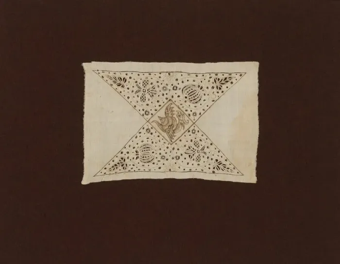 Framed Print : Insertion from a Table Cloth, England, 1601 / 25. Creator: Unknown Framed Print : Insertion from a Table Cloth, England, 1601 / 25. Creator: Unknown