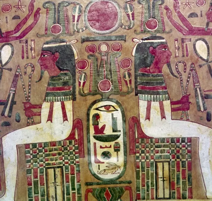 Framed Print : Detail of inside of coffin of Am Enemope, Thebes, XXI Dynasty, c1050BC Framed Print : Detail of inside of coffin of Am Enemope, Thebes, XXI Dynasty, c1050BC