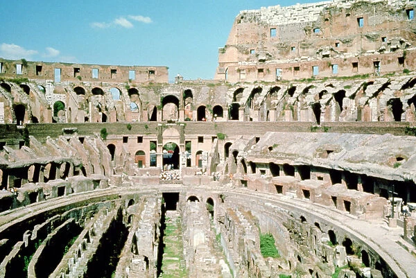 Inside the Colosseum, Rome, Italy