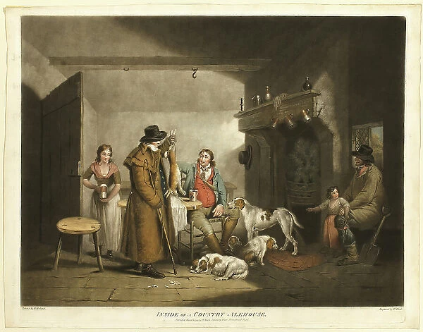 Inside of a Country Alehouse, published March 1, 1797. Creator: William Ward