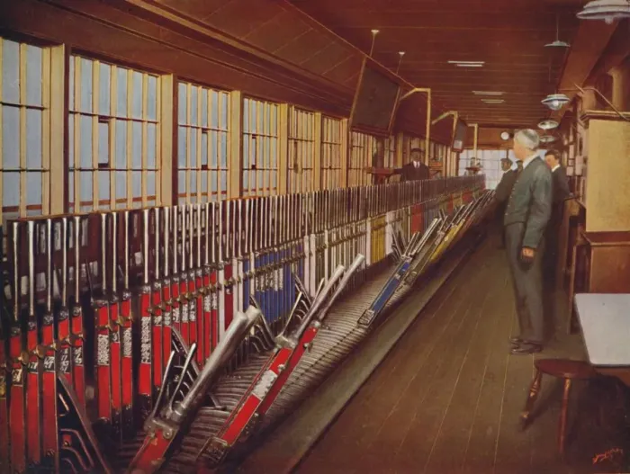 Framed Print : Inside the Locomotive Yard Signal-Box, York, 1926 Framed Print : Inside the Locomotive Yard Signal-Box, York, 1926