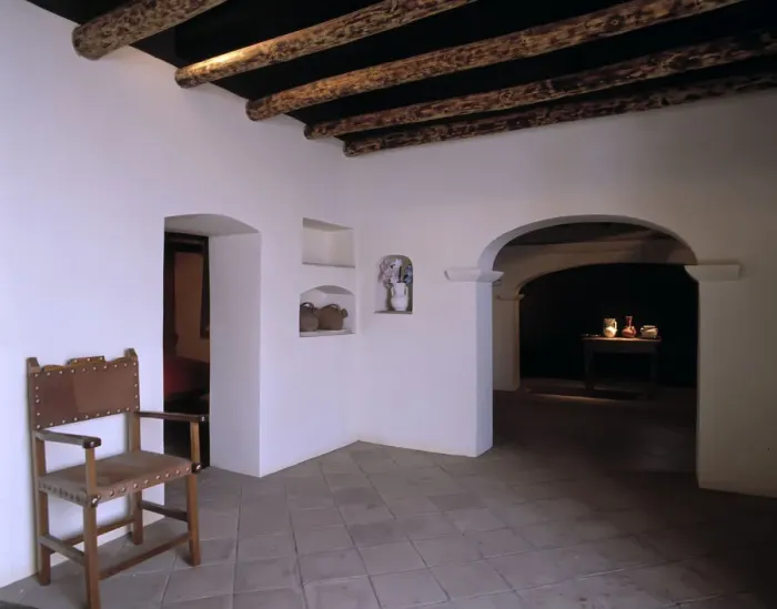 Framed Print : Inside the reconstructed birthplace and museum of the painter Francisco de Zurbaran Framed Print : Inside the reconstructed birthplace and museum of the painter Francisco de Zurbaran