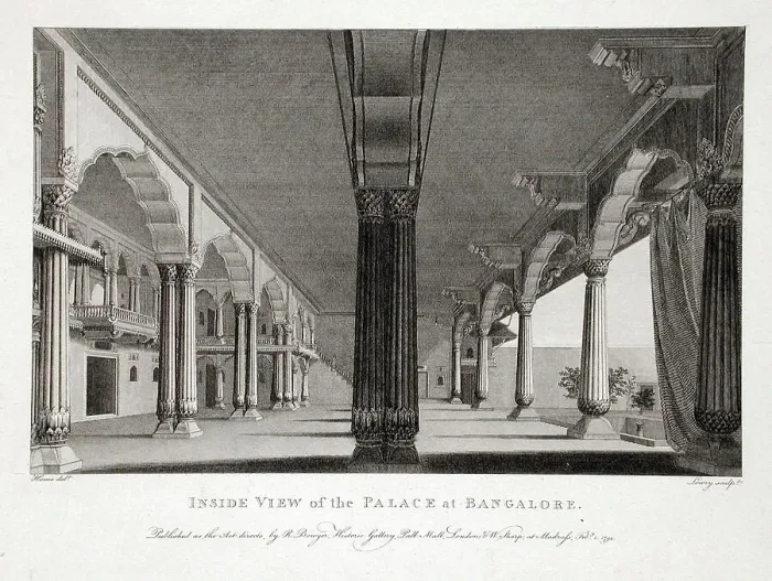 Framed Print : Inside View of the Palace at Bangalore, 1794. Creator: Robert Home Framed Print : Inside View of the Palace at Bangalore, 1794. Creator: Robert Home