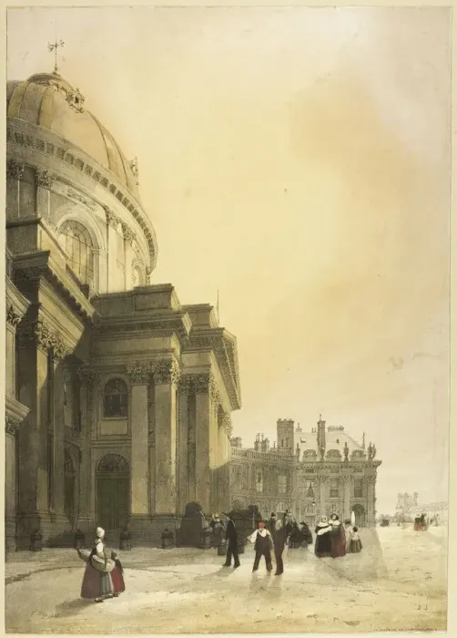 Framed Print : The Institute, Paris, 1839. Creator: Thomas Shotter Boys Framed Print : The Institute, Paris, 1839. Creator: Thomas Shotter Boys