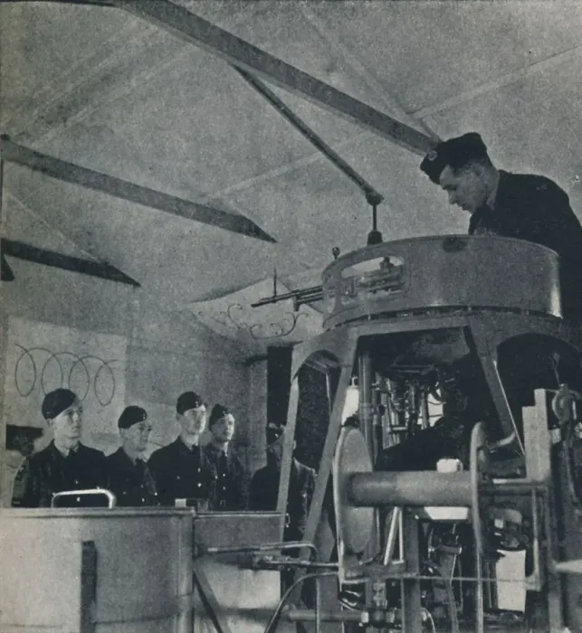 Framed Print : Instruction for air gunners, 1941. Artist: Cecil Beaton Framed Print : Instruction for air gunners, 1941. Artist: Cecil Beaton