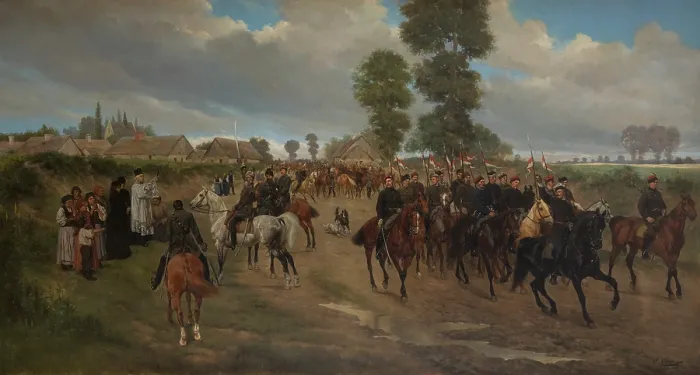 Framed Print : Insurgents of 1863, 1880. Creator: Jan Rosen