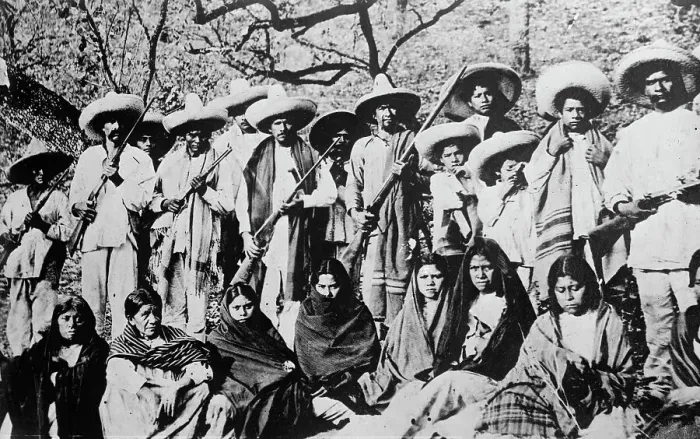Framed Print : Insurrectos & their women, Mexico, between c1910 and c1915. Creator: Bain News Service Framed Print : Insurrectos & their women, Mexico, between c1910 and c1915. Creator: Bain News Service