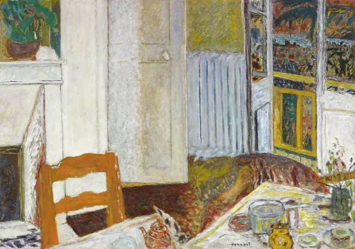 Framed Print : Intérieur blanc, 1932. Creator: Bonnard, Pierre (1867-1947) Framed Print : Intérieur blanc, 1932. Creator: Bonnard, Pierre (1867-1947)