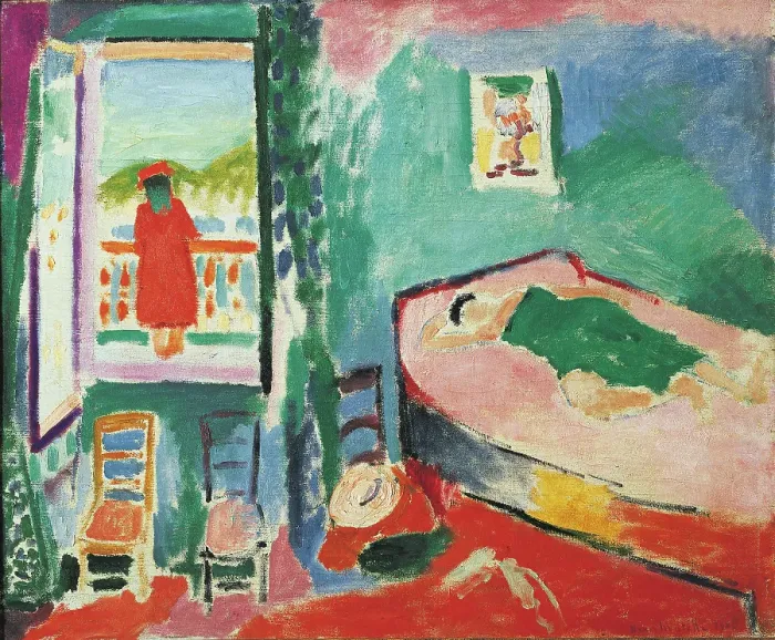 Framed Print : Interieur a Collioure (La Sieste), 1905. Creator: Henri Matisse Framed Print : Interieur a Collioure (La Sieste), 1905. Creator: Henri Matisse