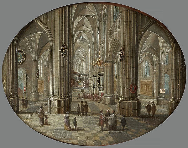 Intérieur d'église - Effet de jour, 1657. Creator: Pieter Neefs
