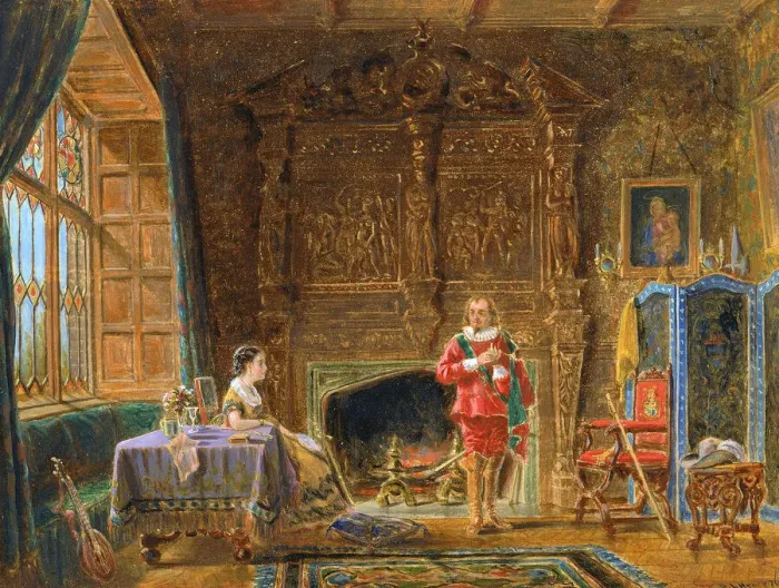 Framed Print : Interior, 1870. Creator: Edward Lamson Henry Framed Print : Interior, 1870. Creator: Edward Lamson Henry