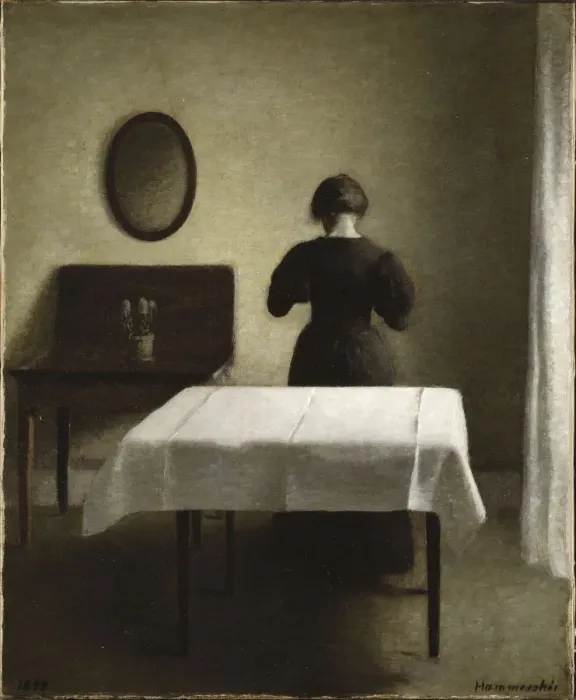 Framed Print : Interior, 1898