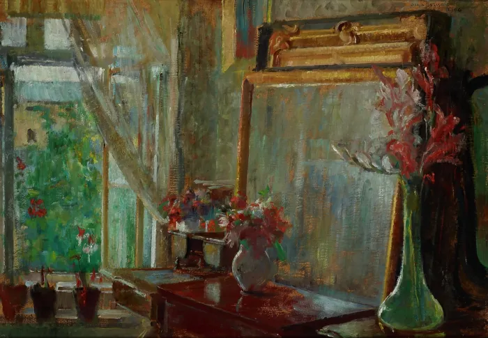 Framed Print : Interior, 1906. Creator: Olga Boznanska Framed Print : Interior, 1906. Creator: Olga Boznanska