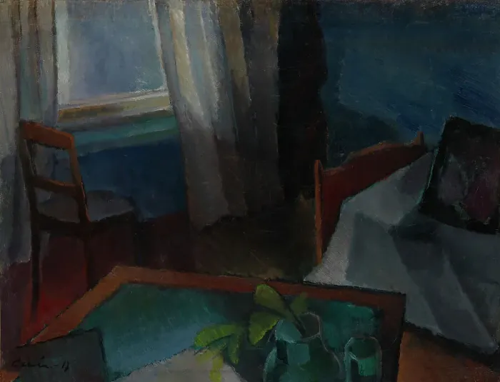 Framed Print : Interior, 1917. Creator: Alvar Cawén Framed Print : Interior, 1917. Creator: Alvar Cawén