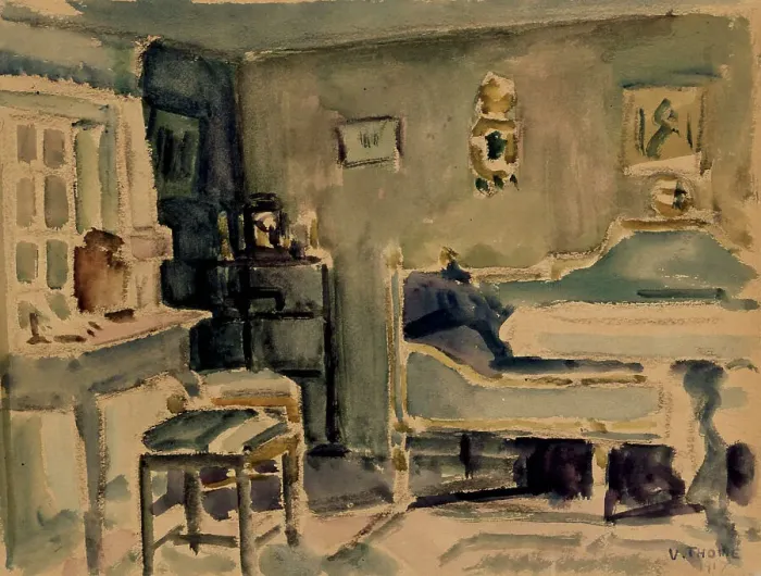 Framed Print : Interior, 1917. Creator: Verner Thome Framed Print : Interior, 1917. Creator: Verner Thome