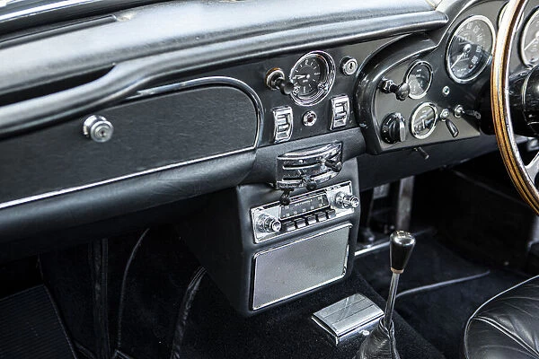 Interior of a 1965 Aston Martin DB5. Creator: Unknown