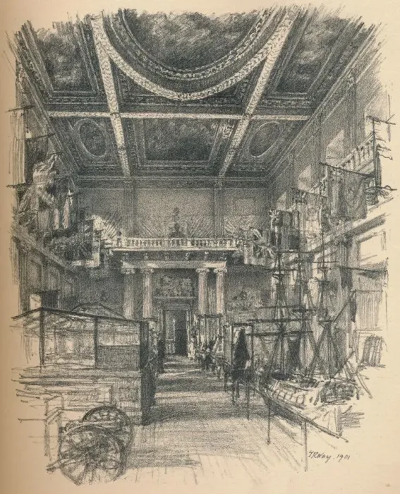 Framed Print : Interior of the Banqueting Hall, Whitehall Palace, 1902. Artist: Thomas Robert Way Framed Print : Interior of the Banqueting Hall, Whitehall Palace, 1902. Artist: Thomas Robert Way