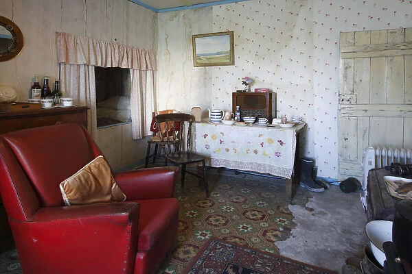 Interior of a Blackhouse, Arnol, Lewis, Outer Hebrides, Scotland, 2009