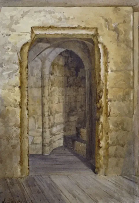 Framed Print : Interior of the Bloody Tower in the Tower of London, 1884 Framed Print : Interior of the Bloody Tower in the Tower of London, 1884