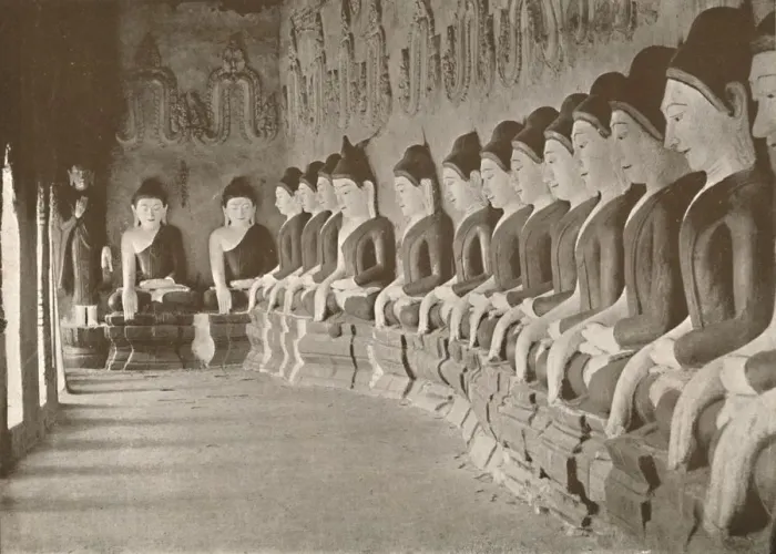 Framed Print : Interior of Buddhist Temple, Sagaing, 1900. Creator: Unknown Framed Print : Interior of Buddhist Temple, Sagaing, 1900. Creator: Unknown