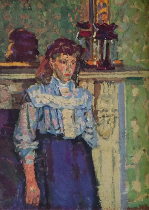 Framed Print : Interior, c19th century. Artist: Harold Gilman Framed Print : Interior, c19th century. Artist: Harold Gilman