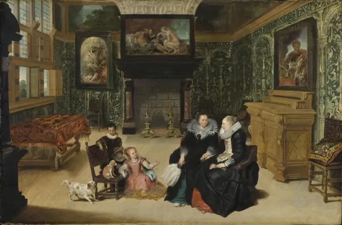 Framed Print : Interior, called Rubens salon Framed Print : Interior, called Rubens salon