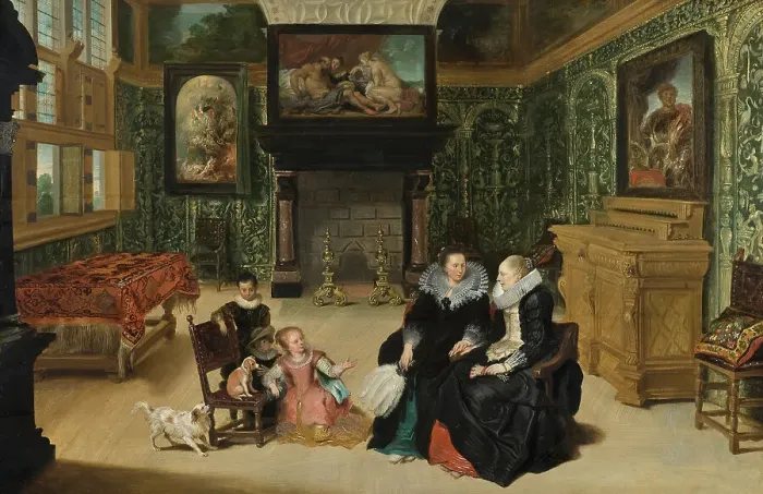Framed Print : Interior, called Rubens salon'. Creators: Frans Francken II, Cornelis de Vos. Interior, called Rubens salon'. Creators: Frans Francken II, Cornelis de Vos Framed Print : Interior, called Rubens salon'. Creators: Frans Francken II, Cornelis de Vos. Interior, called Rubens salon'. Creators: Frans Francken II, Cornelis de Vos