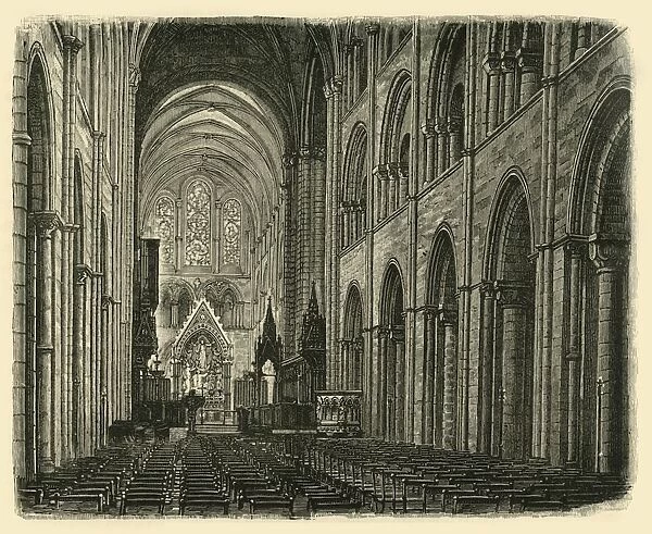 Interior of Chichester Cathedral, Looking East, 1898. Creator: Unknown