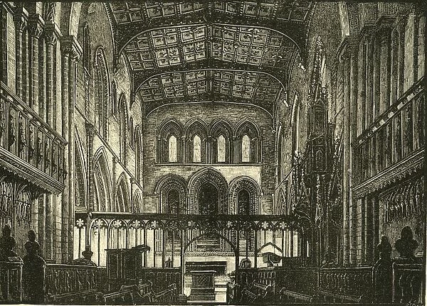 Interior of the Choir, 1898. Creator: Unknown