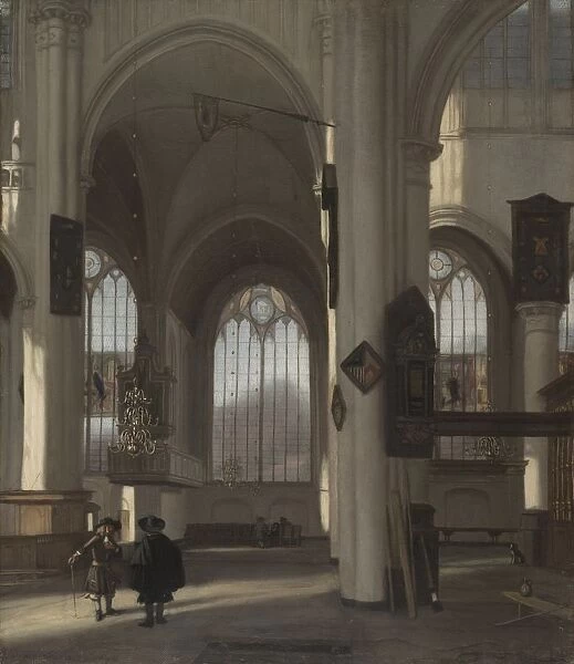 Interior of a Church, c. 1680. Creator: Emanuel de Witte (Dutch, ca. 1617-1692)
