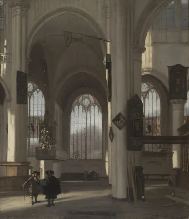Framed Print : Interior of a Church, c. 1680. Creator: Emanuel de Witte (Dutch, ca. 1617-1692) Framed Print : Interior of a Church, c. 1680. Creator: Emanuel de Witte (Dutch, ca. 1617-1692)