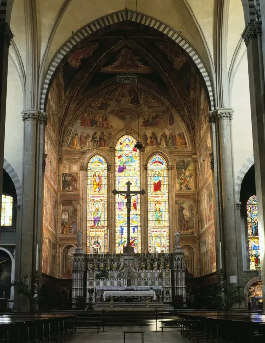 Framed Print : Interior of the church of Santa Maria Novella, Florence, Italy Framed Print : Interior of the church of Santa Maria Novella, Florence, Italy
