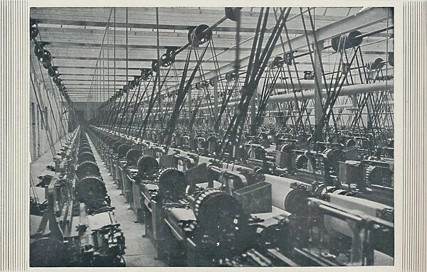 Interior of Cotton Mill, 1910